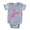 Heather Gray, variant on CafePress - Cheerleader - Cute Infant Baby Football Bodysuit