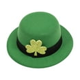 thumbnail image 2 of HBBKVI St Patricks Day Hat, St. Patrick's Day Green Hat Hair Card Top Hat Decoration Irish Festival, 2 of 5