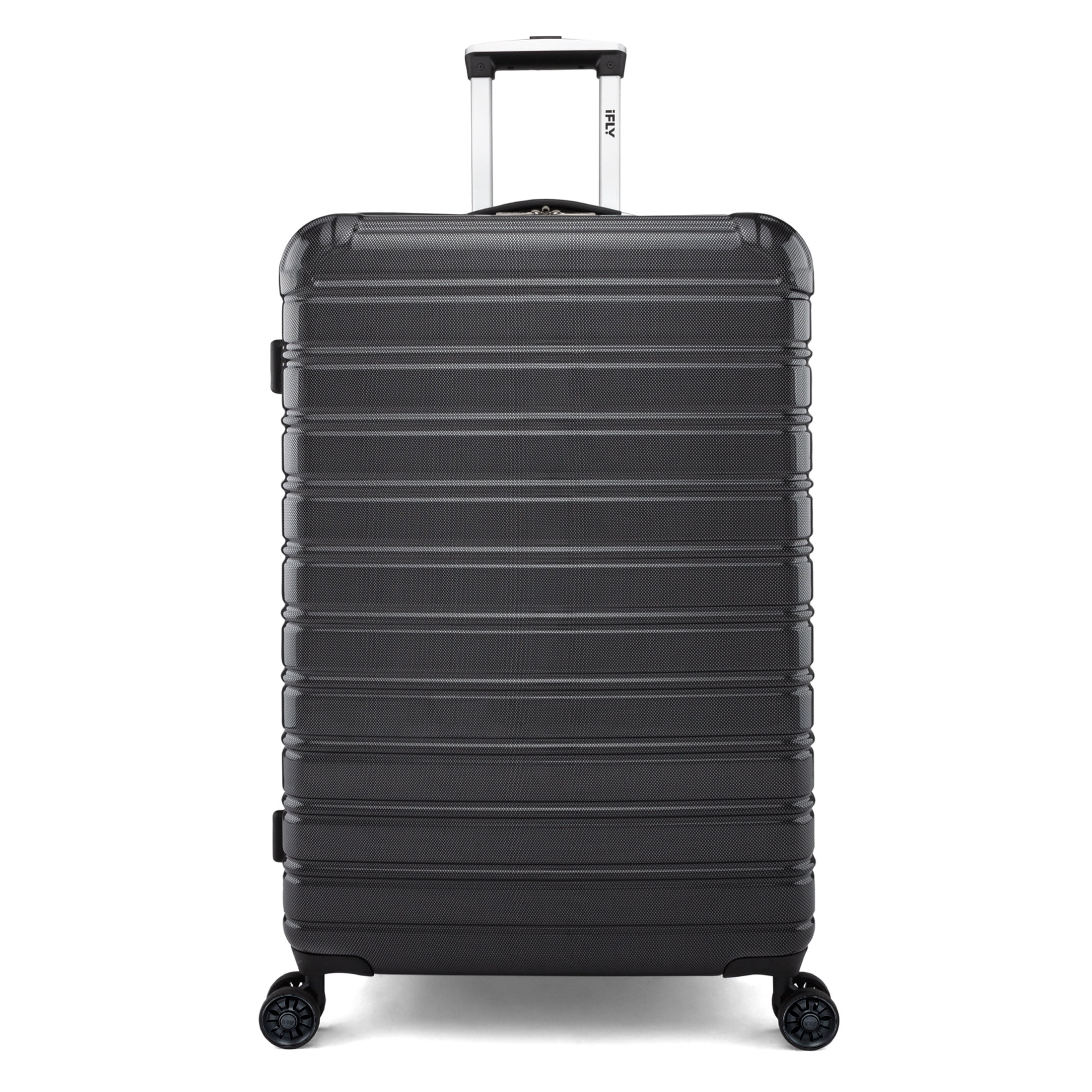 iFLY Hardside Fibertech Luggage, 28", Black Luggage