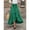 Green, variant on OYYN Women's A-Line Asymmetrical Ruffle Hem Tie Waist Maxi Skirt
