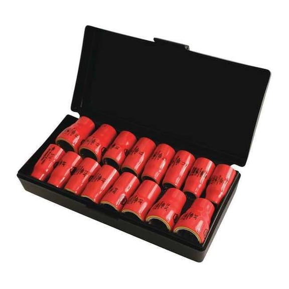 Wiha Insulated Socket Set,16 pc. 31491