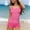 Hot Pink, variant on WAVSUF Girls Tankini Swimsuit 2 Piece Round Neck Sleeveless Polka Dots High Waist Summer Pool Swimsuit Army Green 10-12