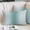 Grey, blue-green, variant on Dark Red Grey Black Ombre Pillow Covers, Linen Long Throw Pillow Case, Farmhouse Gradient Minimalist Holiday Pillow Protector Decorative Cushion Cover for Living Room/Bedroom 20" x 30"