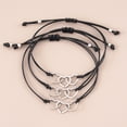 thumbnail image 1 of BRIGHTFUFU 3Ensemble Simple Acier Inoxydable Marron Clair Cadeau pour Femmes, 1 of 8