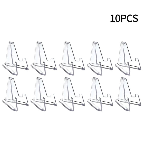 10X acrylic commemorative coin display stand transparent triangle display stand