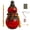 Gold, variant on Wu Gourd Water Bottle, 34oz Chinese Red Retro-Inspired Clear Tritan Bottle With Strap, Reusable Drinking Gourd for Decorating