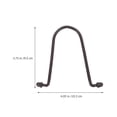 thumbnail image 2 of REOFLYUP 4Pcs Rectangular Rain Chain Downspouts Hook for Garden Accessories Homeowners, 2 of 8