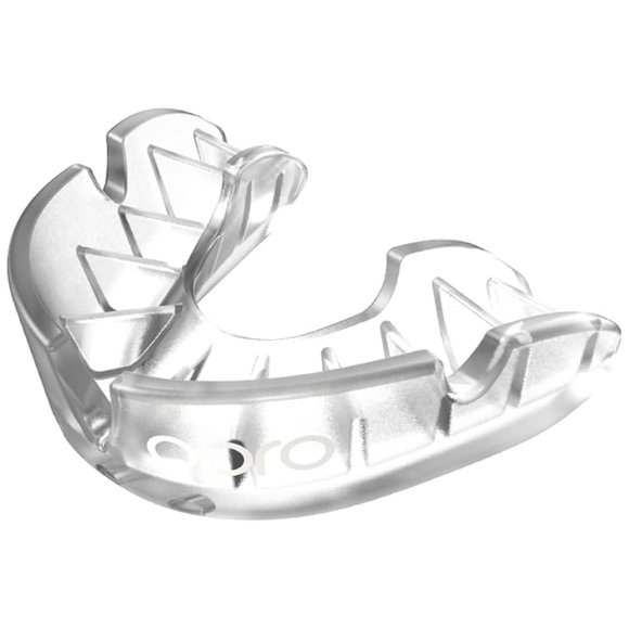 Protector bucal OPRO Silver Level Sports Clear con funda