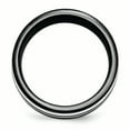 thumbnail image 2 of Edward Mirell Black Ti & Sterling Silver 9mm Polished Band, 2 of 7