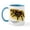 White/Blue Inside, variant on CafePress - Mexican Red Kneed Tarantula Mug - 11 oz Ceramic Mug - Novelty Coffee Tea Cup