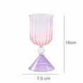 thumbnail image 1 of shyuyusa Gobelet à Cocktail en Verre à Dégradé Rayé, Contenant à Dessert Polyvalent, Récipient à Boisson Créatif pour Bar, Fête, Rassemblement Domestique et Usage Quotidien de Boissons, 1 of 7