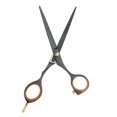 thumbnail image 2 of Tijeras de cabellero de Peluquería profesion Negras de material acero Inoxidable de Resistencia Cortes de cabellero Tijeras de Peinado Peluquería Comfort Yuyangstore Tijeras de pelo de acero inoxidable, 2 of 8