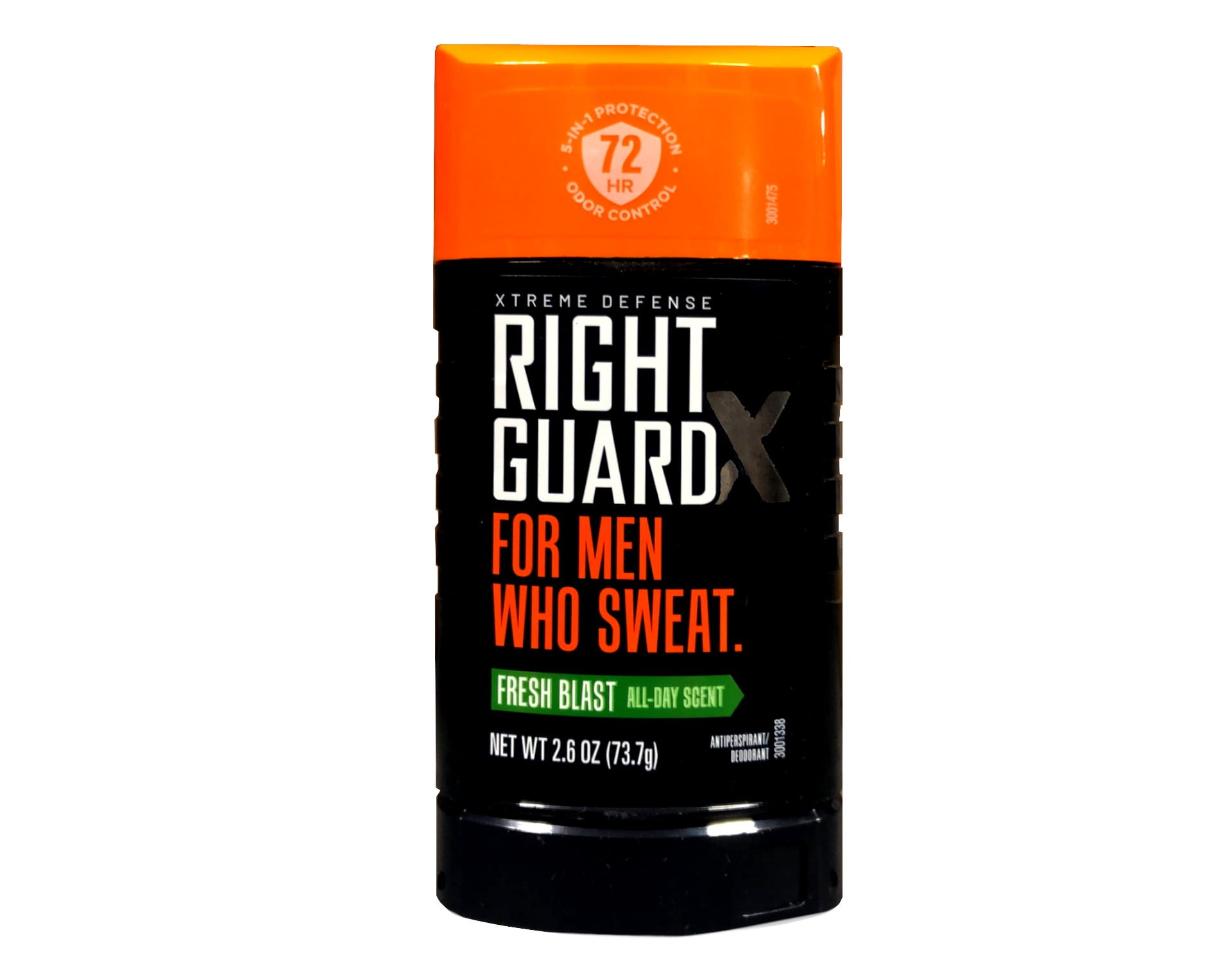 Right Guard Xtreme Defense Antiperspirant Deodorant Solid Stick, Fresh Blast, 2.6 Ounce (Pack of 4)