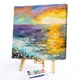 thumbnail image 1 of Cuadros Decorativos Seaside Sunset pintura al óleo por números Kit DIY pintura acrílica arte (B1314) Tmvgtek embutido en tela, 1 of 9