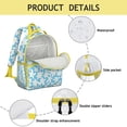 thumbnail image 3 of Boho Daisy Aesthetic Backpack - Vintage Floral Pattern, Adjustable Straps for Teens & Commuters, 3 of 5