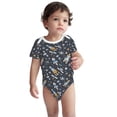 thumbnail image 2 of Yiaed Space Cars Print Infant Climbing Short Sleeve Onesie One-Piece Baby Bodysuit Clothes 0-12 Months -9M, 2 of 6