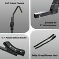 thumbnail image 6 of Ozark Trail Premium Platform Steel Bike Rack with 132lbs Load Capacity, 2'' Hitch Receiver E-Bike Compatible, 6 of 8