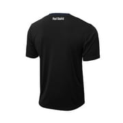 Icon Sports Real Madrid Official Licensed Emblem Logo Soccer Jersey Shirt - Black, Medium