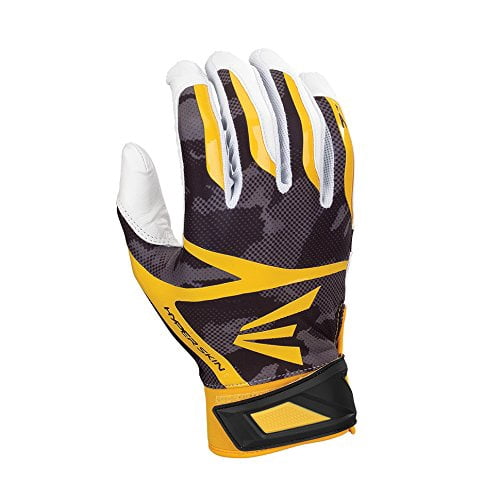 black and yellow batting gloves