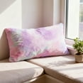 thumbnail image 6 of ToyKingdee Rainbow Color Pillowcase, Silky Soft Satin Throw Bed Pillow Cover Case, Fantasy Colorful Swirl Breathable Pillow Sham Decorative Protector for Bed, 6 of 6