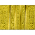 thumbnail image 1 of Ahgly Company Indoor Rectangle Abstract Yellow Modern Area Rugs, 8' x 12', 1 of 4