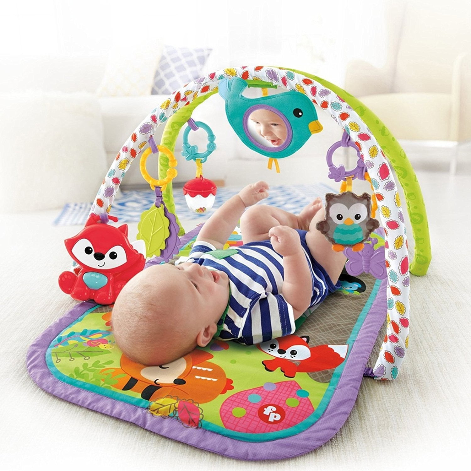 fisher price woodland friends 3 in 1 musical activity gym