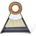 thumbnail image 1 of Full Circle Tiny Team Mini Compact Brush & Dustpan Set, Portable Handheld Broom for Quick Cleanups, Ideal for Home, Bathroom, Kitchen Countertops. Bamboo Hand Broom & Small Crumb Sweeper, 1 of 7