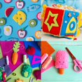 thumbnail image 5 of Soft Felt Sheets Fabric Craft Sheets Dark Blue 6 x 4 Inch 36 Pcs, 5 of 7