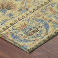 thumbnail image 3 of Addison Rugs Chantille Indoor/Outdoor Traditional Floral Gold Machine Washable Rectangle Rug, 3' x 5', 3 of 8