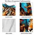 thumbnail image 4 of luoweisi Men's Beach Shorts Quick Dry Swim Trunks with Mesh Lining Leopard L, 4 of 5