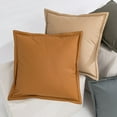 thumbnail image 3 of Nvzi Throw Pillow Cover 18x18 Decorative Cushion Case Farmhouse Pillowcase Modern Pillow Covers for Sofa,Couch, Living Room, Beige, 3 of 5