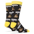 thumbnail image 2 of OoohYeah Mens Funny Poop Crew Socks, Novelty Dress Crazy Socks, Size 8-13, 2 of 4