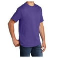 thumbnail image 4 of Mens Core Cotton Male T-Shirts Purple 4XL, 4 of 5