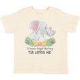 thumbnail image 3 of Inktastic I'll Never Forget That My Tia Loves Me Cute Elephants Boys or Girls Toddler T-Shirt, 3 of 5