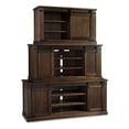 thumbnail image 3 of Signature Design by Ashley Budmore Farmhouse TV Stand Fits TVs up to 48", Sliding Barn Door and 4 Adjustable Shelves, Dark Brown, 3 of 5