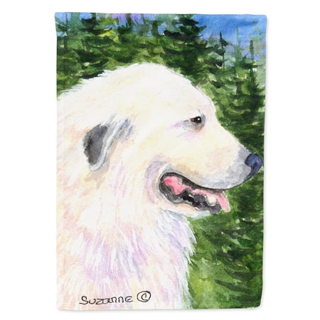 Great Pyrenees Flag Canvas House Size
