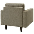 thumbnail image 5 of Modway Empress Upholstered Fabric Armchair in Oatmeal, 5 of 5