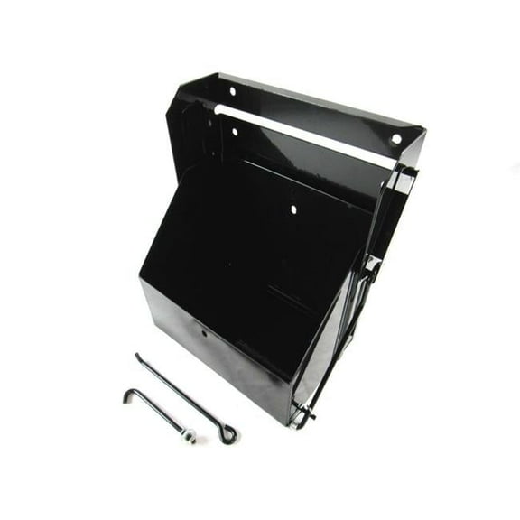 Stainless Drop-Out Battery Box, Black