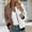 Brown, variant on Women's Fashion Leisure Thin Pocket Jacket, Womens Tops, Fall Clothes for Women, Chunky Knit Cardigan