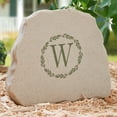 thumbnail image 2 of Personalization Mall Laurel Monogram Standing Garden Stone, K, 2 of 4