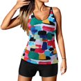 thumbnail image 3 of Swim Suits  Women Plus Size Womens Swimwear Tankini Swimsuit Plus Tummy Control Bathing Suits Tankini Tops Shorts, 3 of 9