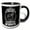Black/White, variant on 3drose, Never Underestimate the Power of a Woman Born in February - Aquarius, 11oz Mug