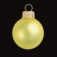thumbnail image 2 of Whitehurst Matte Finish Glass Christmas Ball Ornament - 7" (180mm) - Soft Yellow, 2 of 4