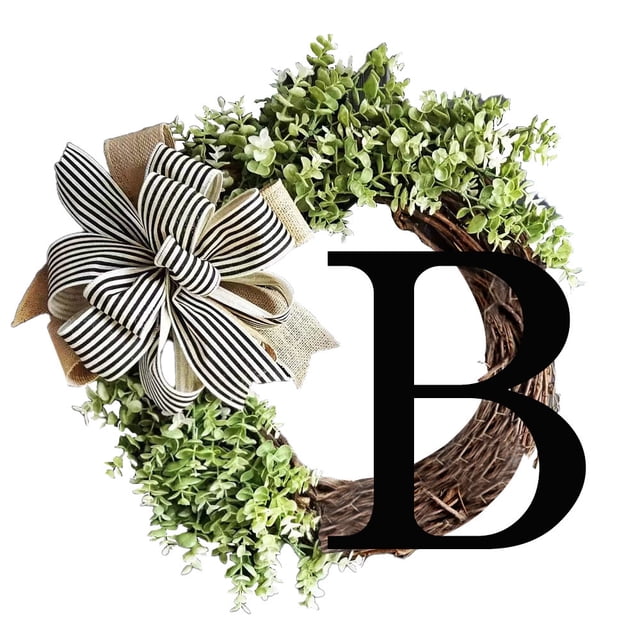 Agiferg Last Name Year Round Front Door Wreath,Decorative Hanging Plaques In Front Of The Door