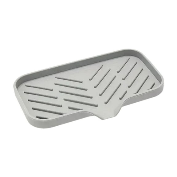 CoudarTitie Soap Dish Holder Self Draining Soap Sponge Tray for Sink Bathroom Countertop Large