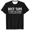 thumbnail image 3 of Men Summer Tops Men’s Casual Short Sleeve Tee with Comfortable Round Neck and Graphic Print for Everyday Wear – Soft Stretch for Spring Summer Black L, 3 of 5