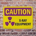 thumbnail image 4 of (2 Pack) X-Ray Equipment OSHA Caution Radiation Sign 10 Inch X 7 Inch Indoor / Outdoor Rust-Free Aluminum Metal Signs for Workplace, Workshop, and Construction Site, Made in the USA, 4 of 8