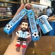 thumbnail image 4 of LLavero de figura de jugador de fútbol, bolsa colgante de colección, llavero deportivo, figuras de acción, recuerdos, juguetes, regalos, 4 of 4