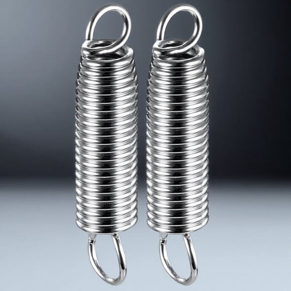 Beaupretty 2Pcs Foot Pedal Tension Spring Silver for Drummers and Musicians