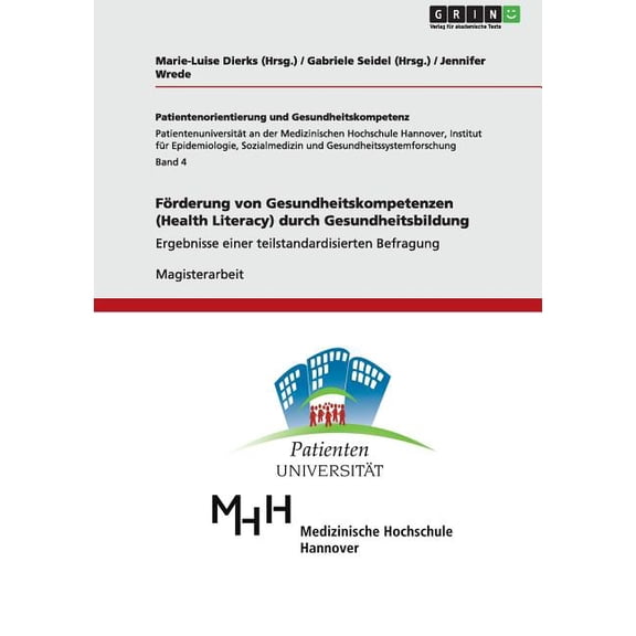 Forderung Von Gesundheitskompetenzen (Health Literacy) Durch Gesundheitsbildung